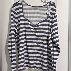 Lane Bryant ribbed long sleeve NWT